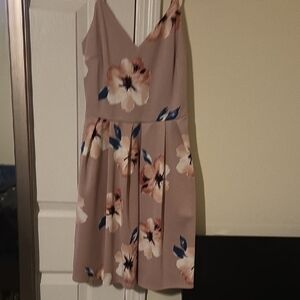 Soprano Floral Dress in Pink and Blue